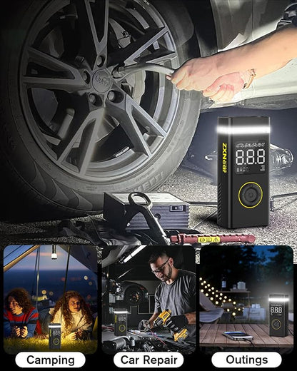 Tire Inflator Portable Air Compressor, 180PSI 20000mAh Pump - Image 6