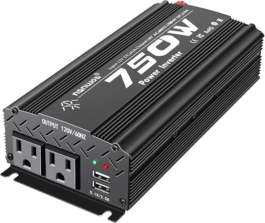 12V to 110V Inverter - 750W Car Inverter by TVNIKDPOWERINVERTER