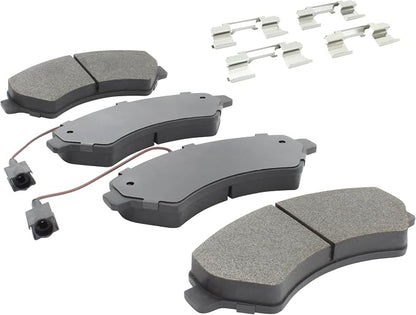 Premium Semi-Metallic Front Brake Pads Compatible - Image 2
