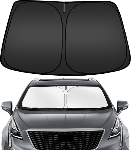 ARISMOTOR Windshield Sun Shade for Cadillac XT5 2017-2025, Custom Fit Foldable by ARISMOTOR