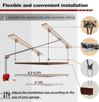Overhead Garage Storage Lift - Image 3