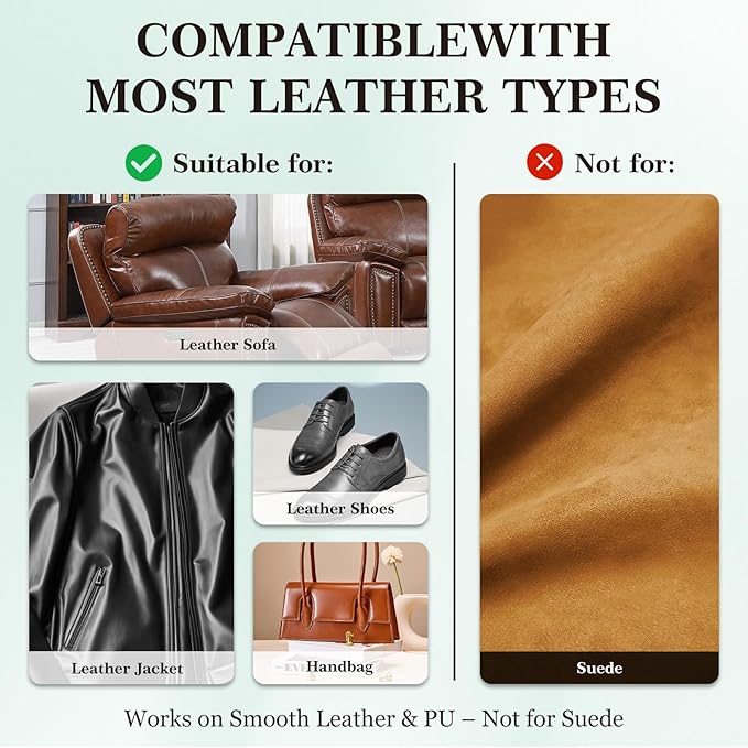Leather Color Restorer, Leather Recoloring Balm, Scratch Remover, Leather Dye - Image 6