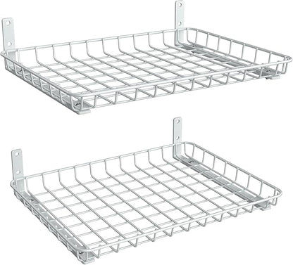 TORACK 2-Pack 12x18 Inch Wall-Mounted Shelves, Garage Wall Shelf by TORACK