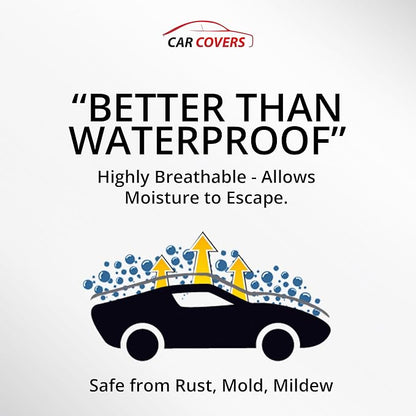 Car Covers Weatherproof Max Car Cover & Warranty Compatible - Image 3