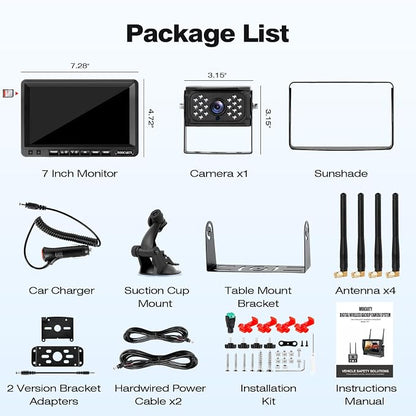 7 Inch Wireless RV Backup Camera System - Image 7