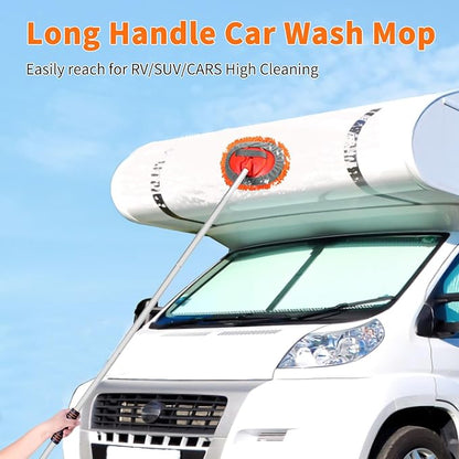 62'' Car Wash Brush with Long Handle, Soft Bristle Scratch-Free Car Wash - Image 4