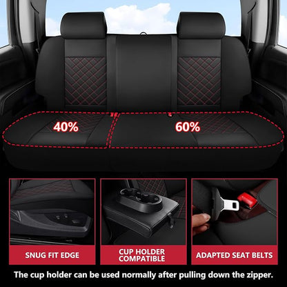 BABYBLU Chevy Chevrolet Silverado GMC Sierra Car Seat Covers Fit 2007-2023 2024 - Image 3