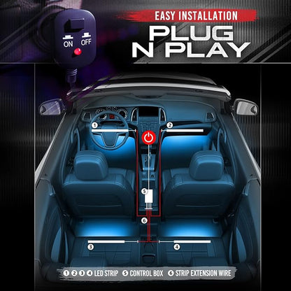 OPT7 Aura Interior Car Lights - Image 4