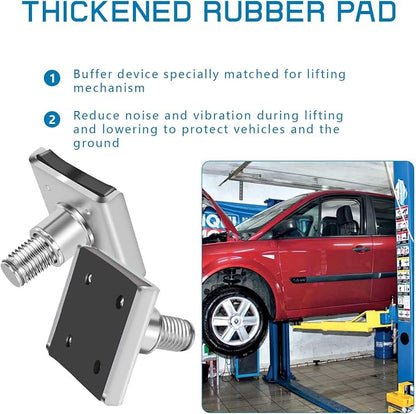 4 Pack Truck Adapter for 2 Post Lift, Hot Dipped Galvanized Steel Lift Pads for - Image 3