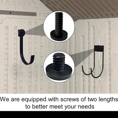 4-Pack Storage Shed Hooks for Suncast, Resin Shelf Accessory Outdoor Sheds - Image 5