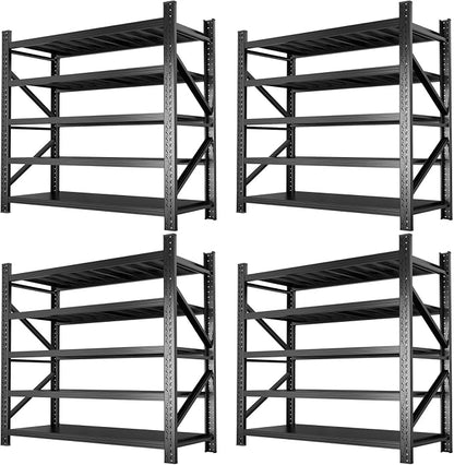 Metal Garage Shelving Heavy Duty, 5-Tier Adjustable Wire Storage Garage Shelves by Koestem