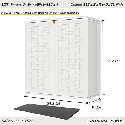 Indoor Outdoor Storage Cabinet Waterproof - Image 3