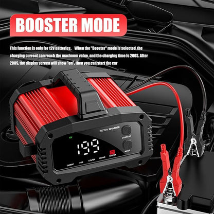 25A Battery Charger, 2/8/20/25 Amp 12V/24V LiFePO4 Lead Acid Fully Automatic - Image 4