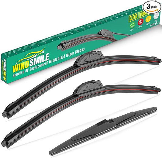 26" 18" 13" Windshield Wiper Blades Replacement by WINDSMILE