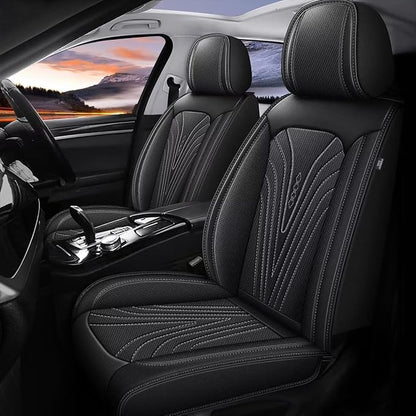 2 Front Car Seat Cover Fit for Toyota Camry 2012-2024 2025 Faux Leather by DISUTOGO