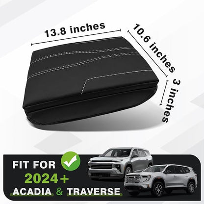 Muslogy Center Console Cover 1-Inch Extra Thick Armrest Pad Compatible - Image 2