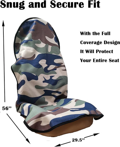 Car Seat Cover Protector Front Seats, - Image 3