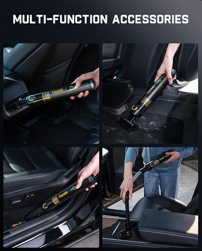 Fanttik Slim V10 Mate Cordless Car Vacuum, 4-in-1 Portable Mini Handheld Vacuum - Image 5