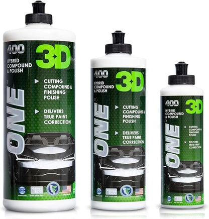 3D One Car Scratch & Swirl Remover Hybrid Rubbing Compound & Polish Buffing - Image 6