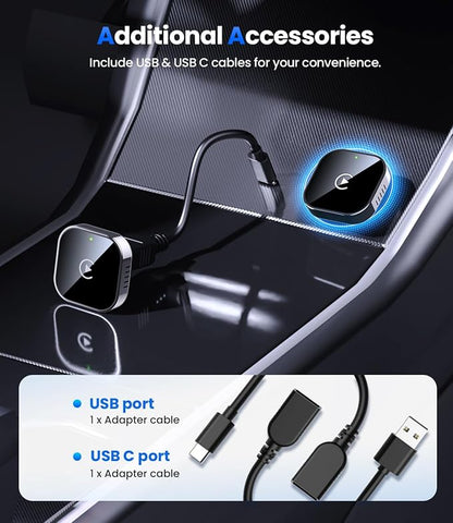 Teeran Wireless CarPlay Adapter 2025 Upgrade Wired CarPlay to Wireless - Image 9