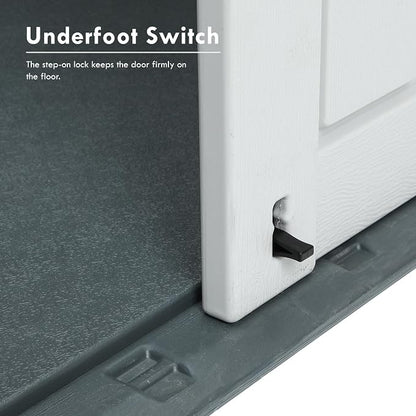 35 Cu.ft Outdoor Storage Shed, Large Resin Storage Box, Waterproof & Lockable - Image 5
