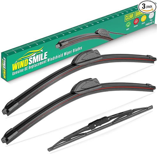 26" 20" 16" Windshield Wiper Blades Replacement by WINDSMILE