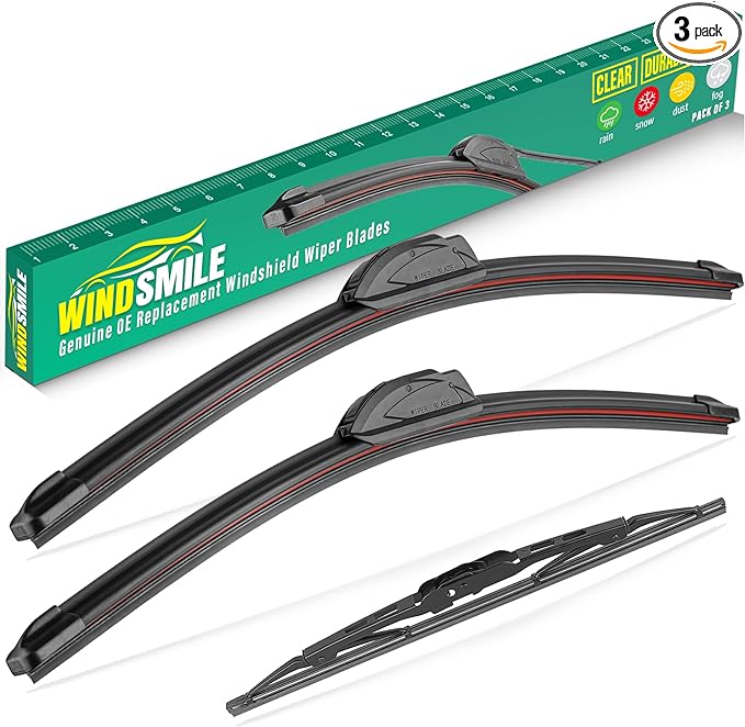 21" 21" 10" Windshield Wiper Blades Replacement by WINDSMILE