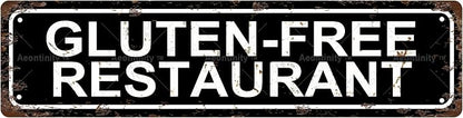 RESTAURANT Non-Embossed Vintage Metal Tin Street Sign Bar Cafe Garage Cave Home by Unknown