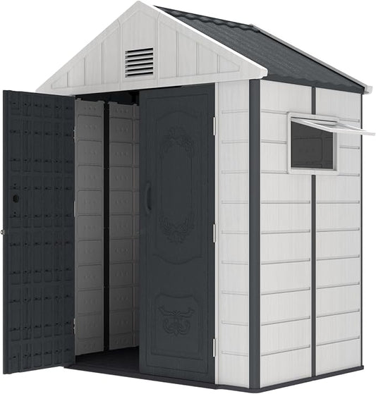Kingdura 6x4 FT Resin Outdoor Storage Shed by Unknown
