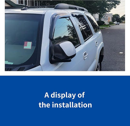Smoke Sun/Rain Guards Window Visors Compatible - Image 7