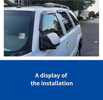 Smoke Sun/Rain Guards Window Visor Compatible - Image 5