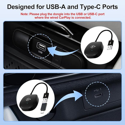 Wireless CarPlay Adapter, CarPlay Wireless Adapter Supports Netflix, and Tiktok - Image 7