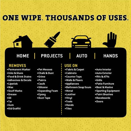 Tub O' Towels TW90 Heavy-Duty 10" x 12" Size Multi-Surface Cleaning Wipes - Image 7