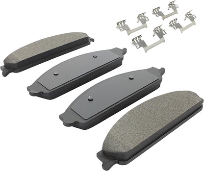 Premium Semi-Metallic Front Brake Pads Compatible - Image 2