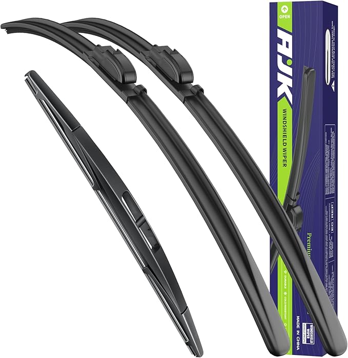 AJK Wiper Blades for INFINITI QX70 2014 2015 2016 2017, 2 Piece All Weather OEM by AJK