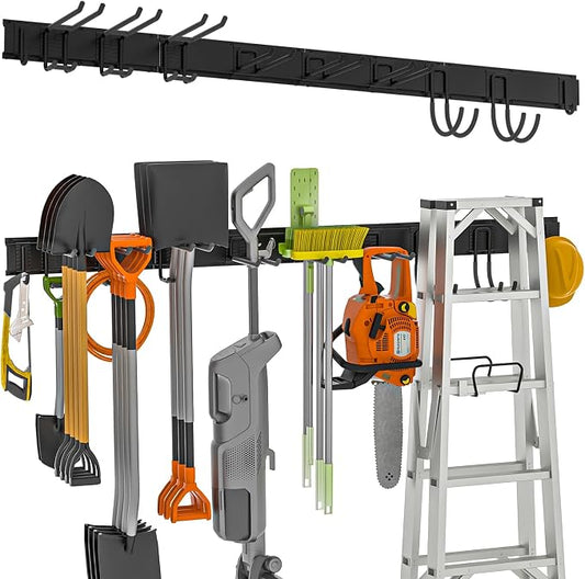 Garage Tool Organizer Wall Mount, Garden Tools Rack Holder, 64 Inch Storage by Vilaxing