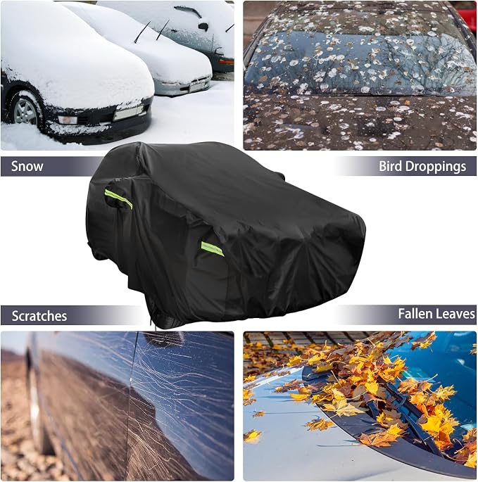 SUV Car Cover Custom Fit for Honda CRV, Waterproof All Weather Full Exterior - Image 3