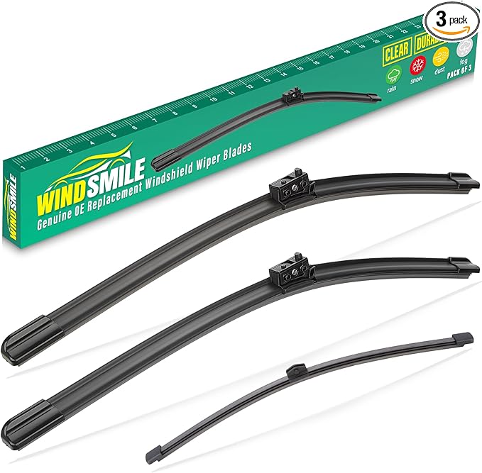 28" 18" 16" Windshield Wiper Blades Replacement by WINDSMILE