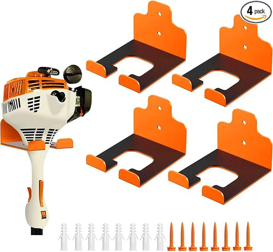 Garage Organizer Trimmer Rack, Garden Power Tool Hanger Weed Whackers Holder by JNIHEEPHOUSEWARE