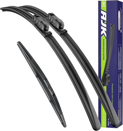 AJK Wiper Blades for Honda CR-V 2023 2024 2025, 2 Piece All Weather OEM Quality by AJK