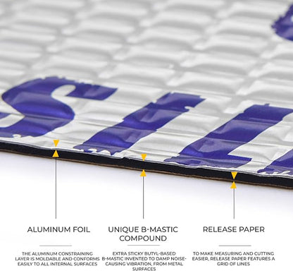 Siless 50 mil 26 sqft Car Sound Deadening mat - Image 2