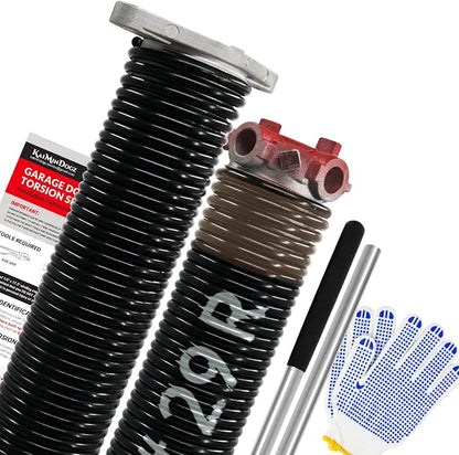 Pair of 1.75" Garage Door Torsion Springs Set by KaiMinDogzGarageDoorSpring