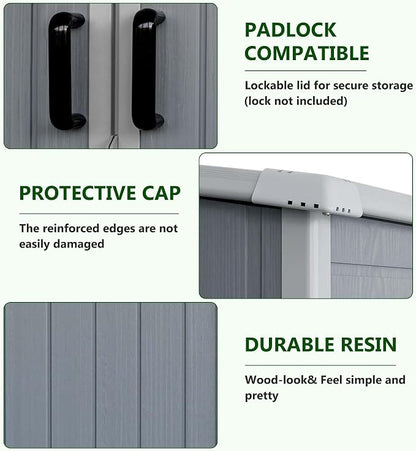 5 X 3 Ft Outdoor Storage Shed - Image 4
