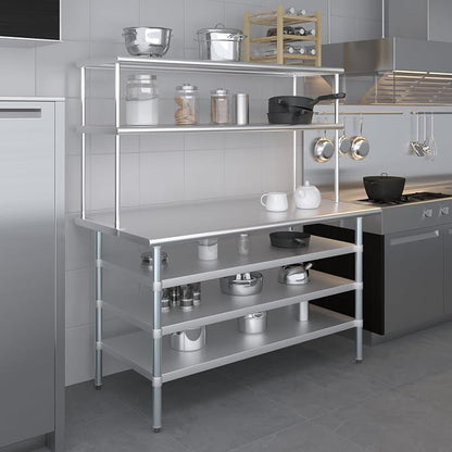 Amgood 30" x 60" Stainless Steel Work Table - Image 9