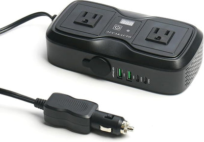 7 in 1 Car Power Inverter, 200W DC 12V to 110V AC Car Inverter - Image 8