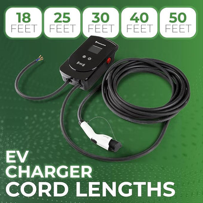 PRIMECOM 80 Amp 22KW 220Volt Level-2 18ft to 50ft Cord Lengths 20X Fast Smart - Image 3