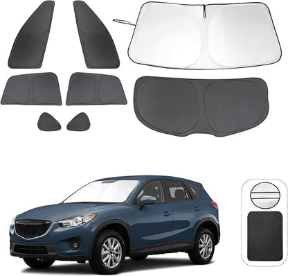 TINGLU Window Shades for Mazda CX-5 2013 2014 2015 2016 Accessories Car Side by TINGLU