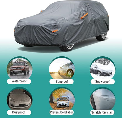 Premium Car Cover Custom Fit Honda Pilot, 16 Layers Heavy Duty Car Cover - Image 4