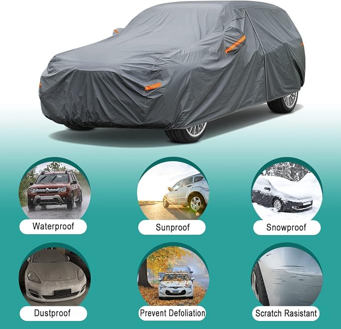 Premium Car Cover Custom Fit Chevrolet Traverse, 16 Layers Heavy Duty Car Cover - Image 4