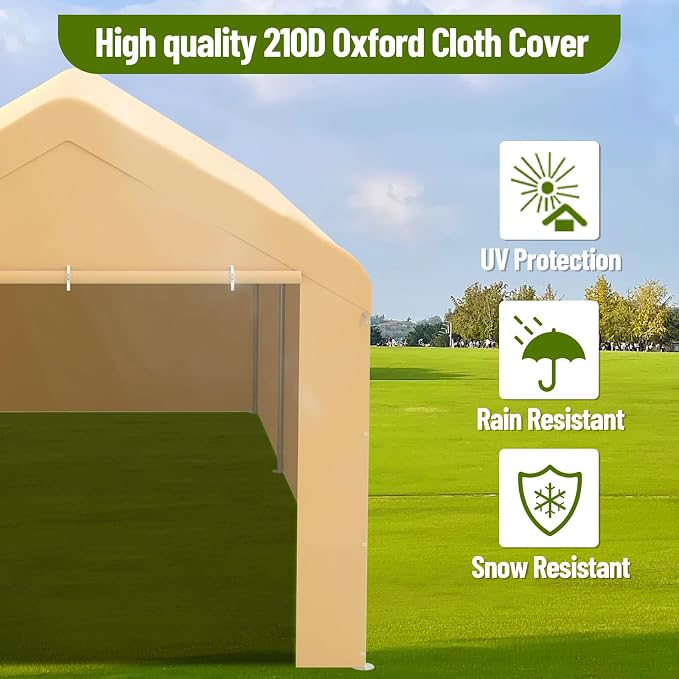 10 x 20FT Heavy Duty Carport - Image 3